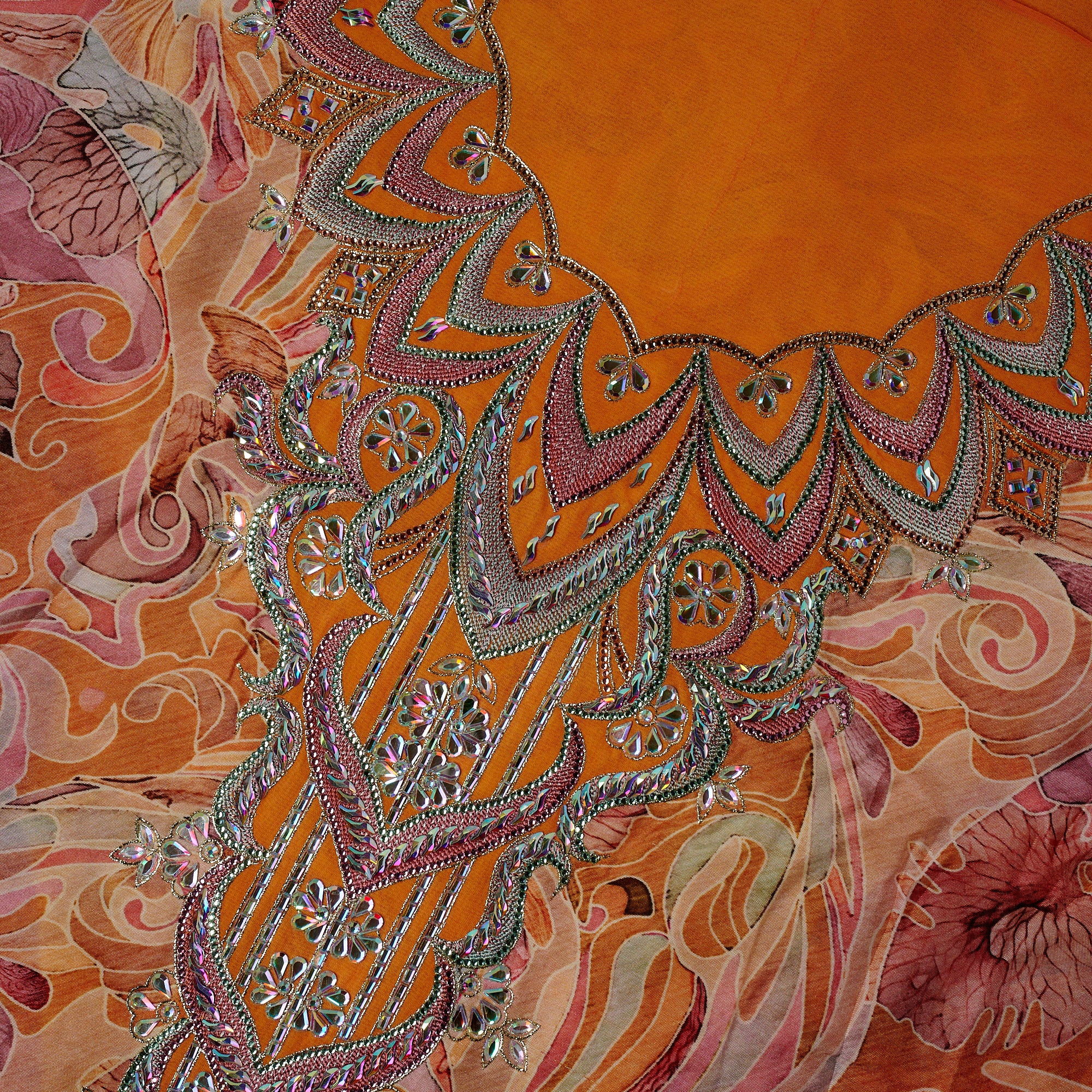 Viscose Silk Jalabiya I Detail — Soft Drape Emirati Dress Noora Fares