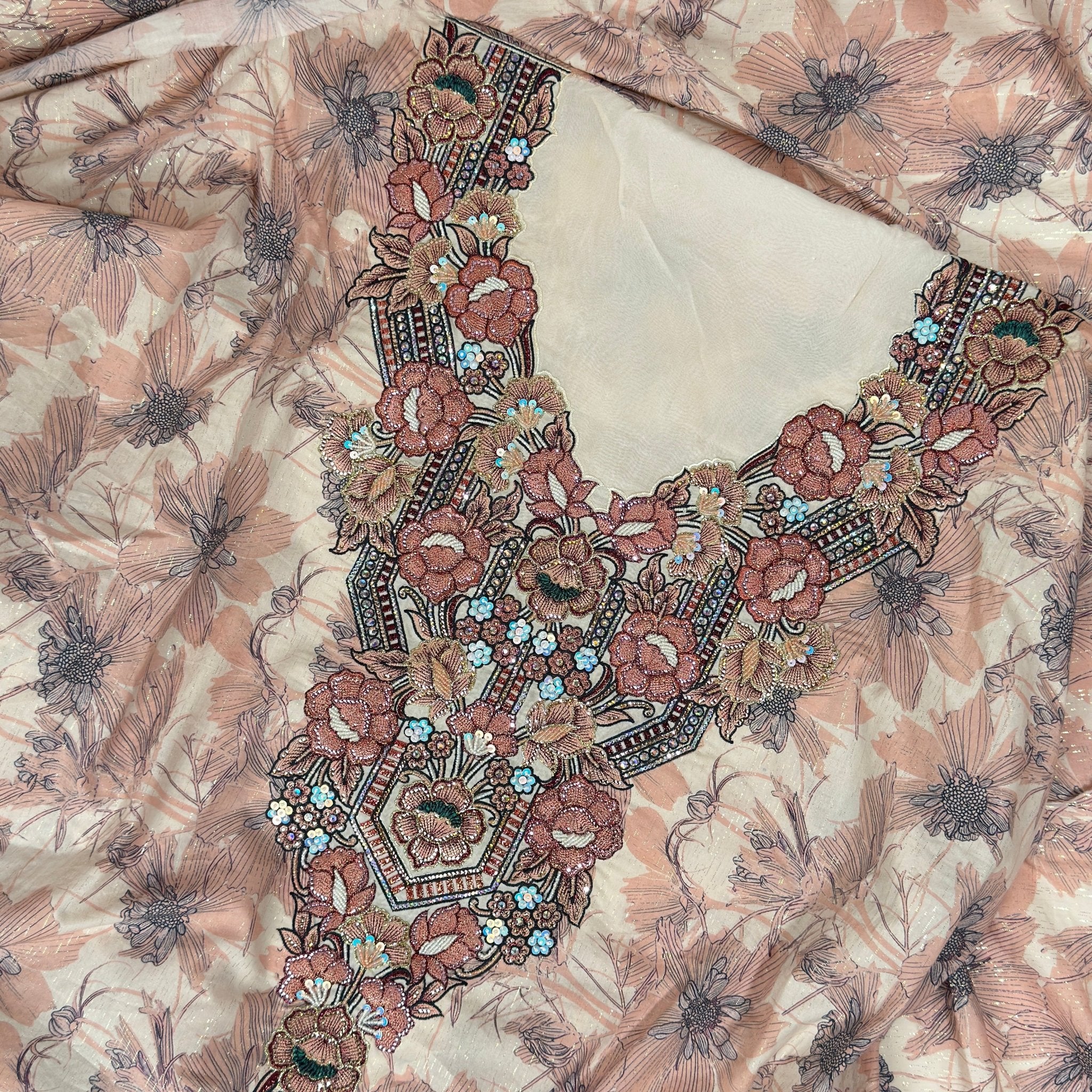 Cotton Zari Jalabiya