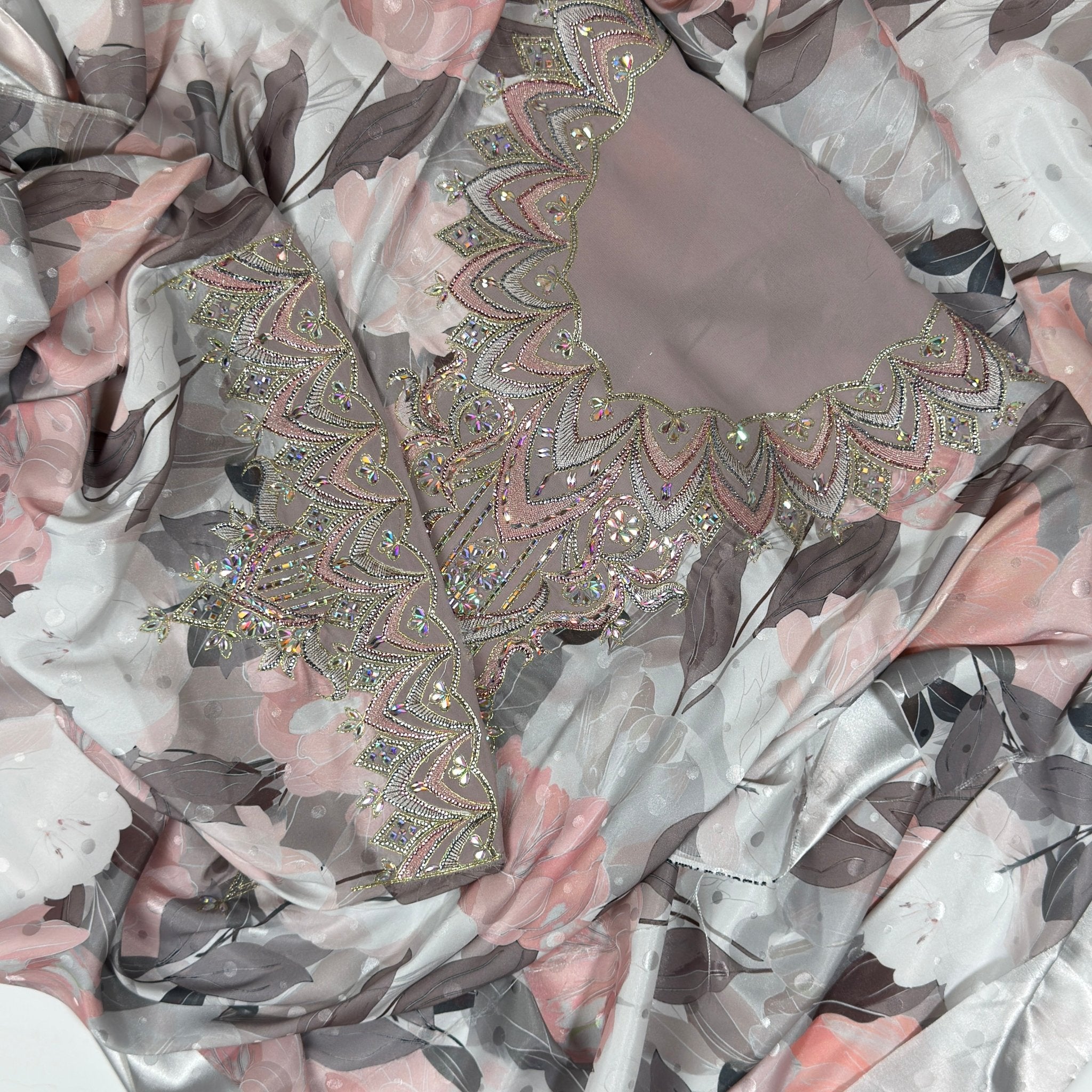 Jacquard Silk Jalabiya