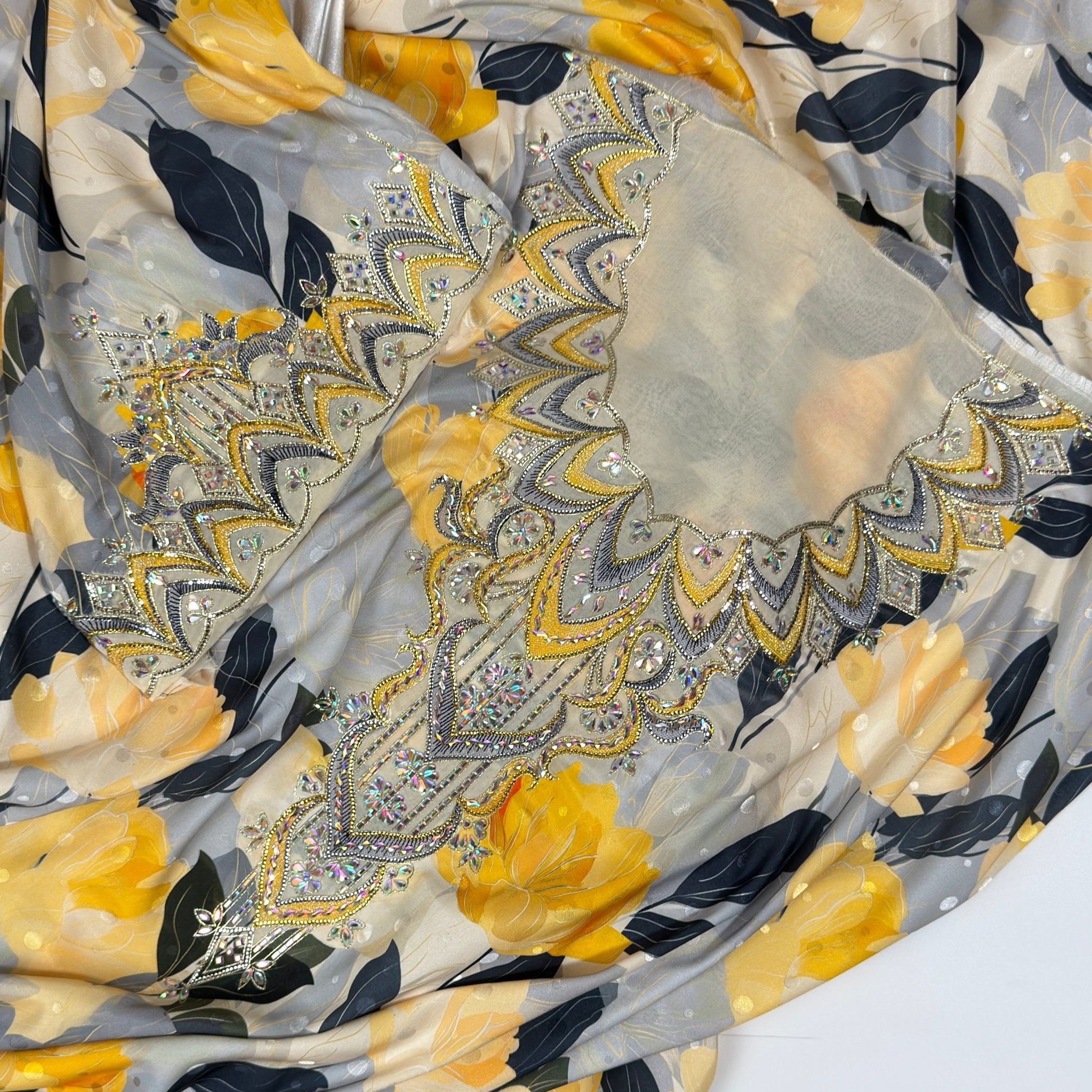 Jacquard Silk Jalabiya