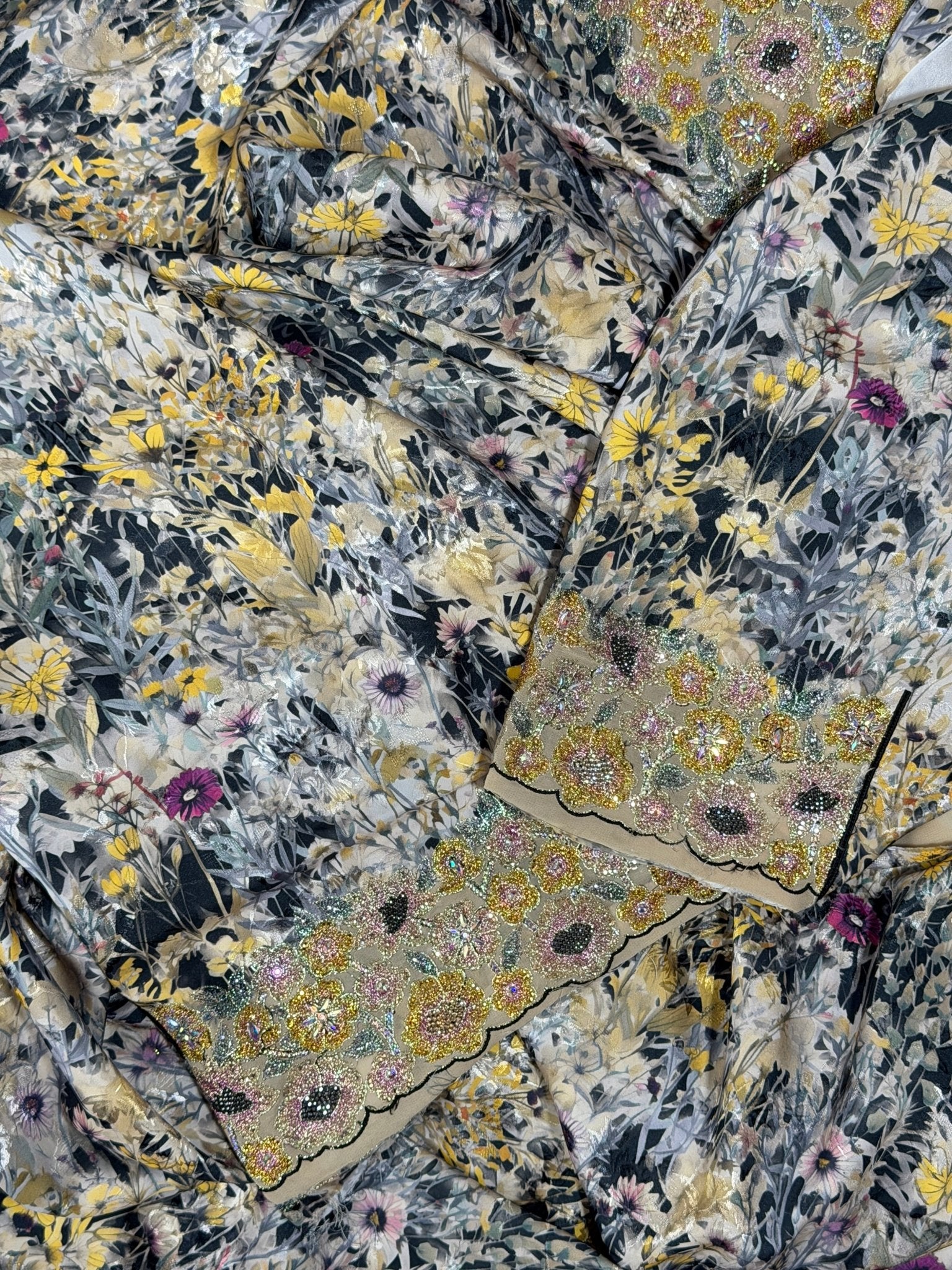 Jacquard Silk Jalabiya