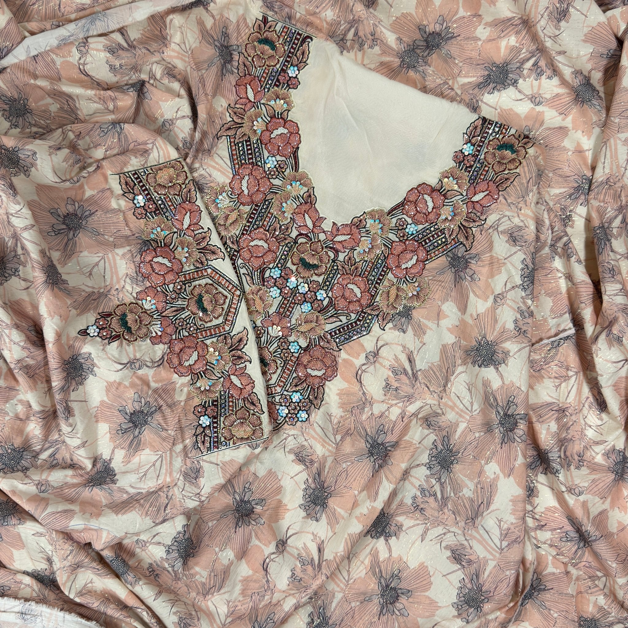 Cotton Zari Jalabiya