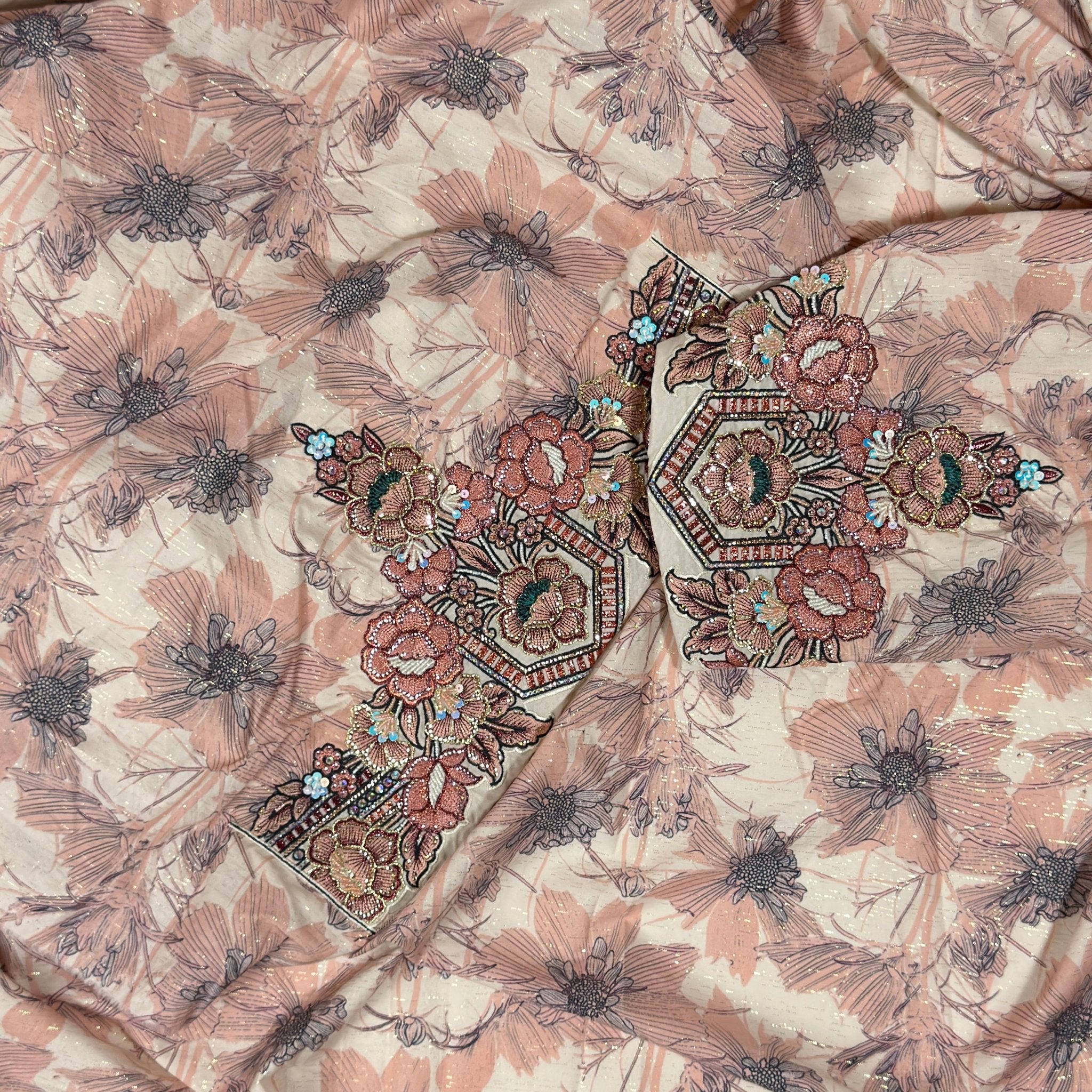 Cotton Zari Jalabiya