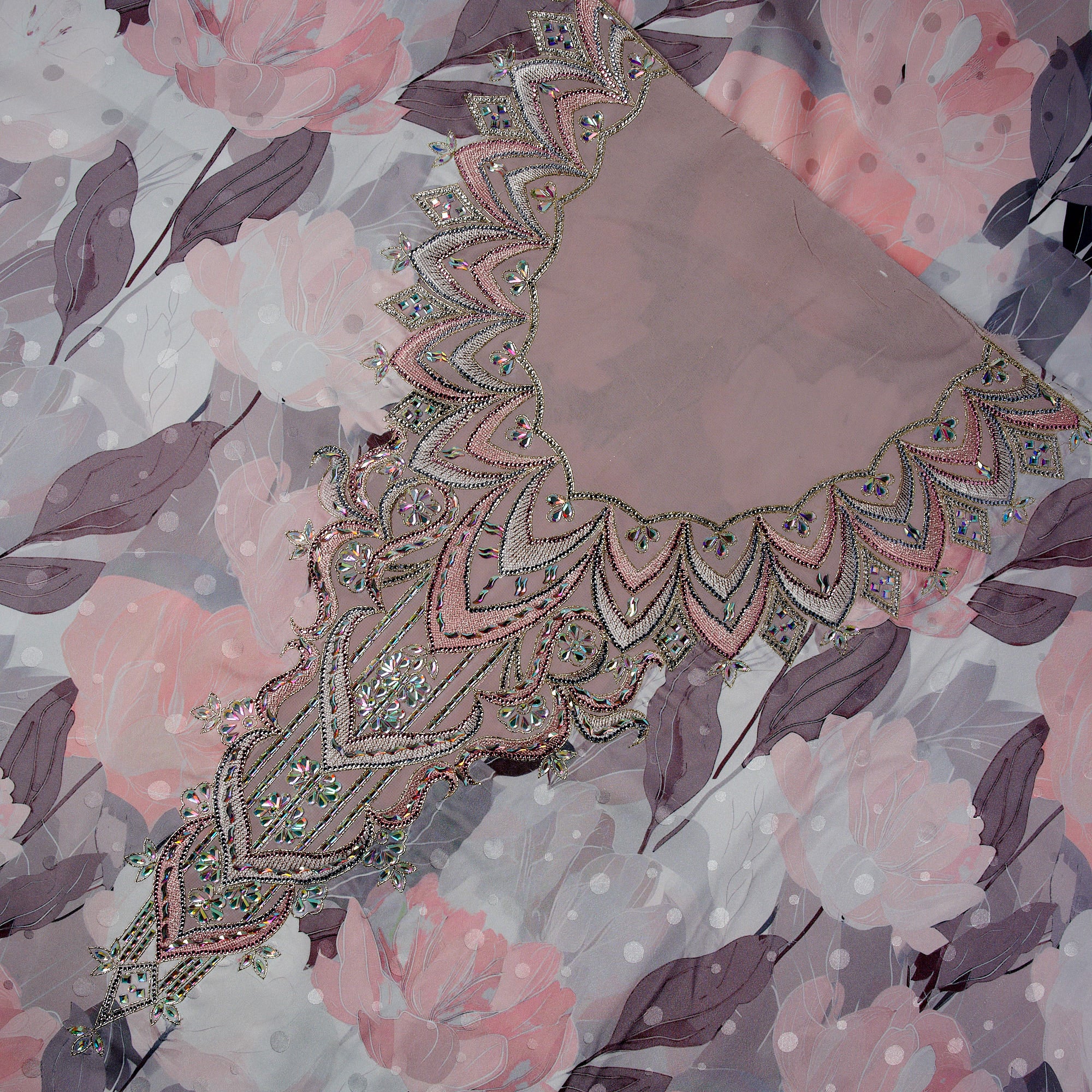 Jacquard Silk Jalabiya