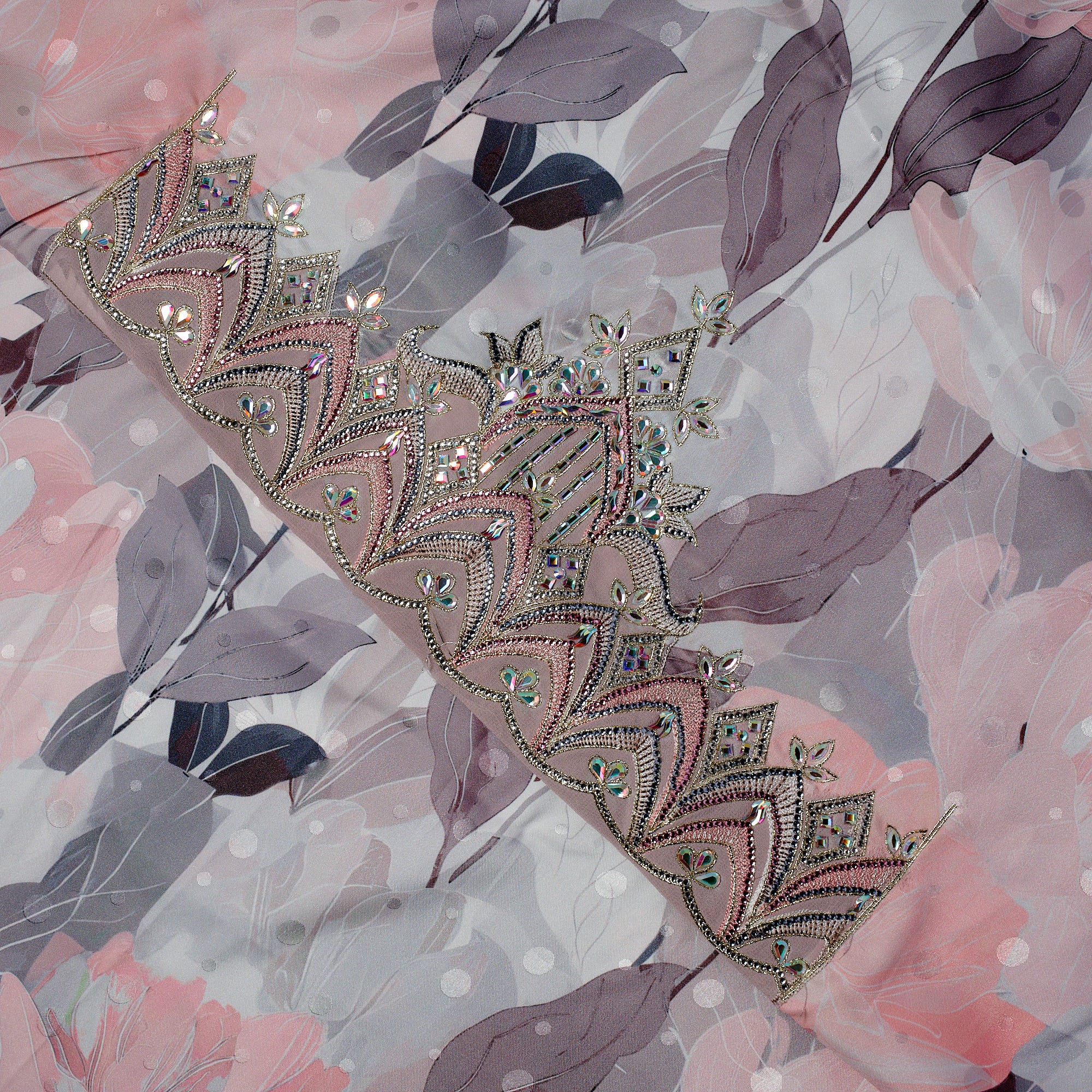 NFB Jacquard Silk Jalabiya III — Formal Occasion Emirati Dress UAE