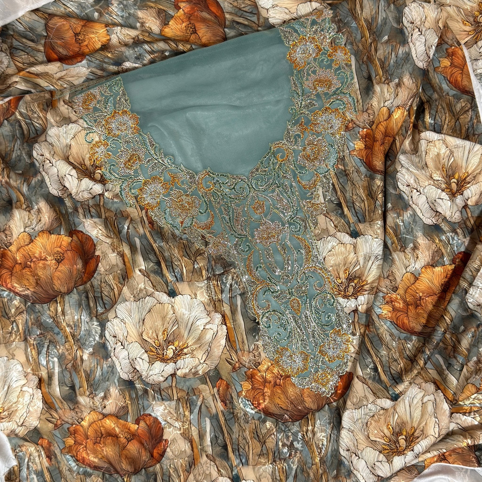Jacquard Silk Jalabiya
