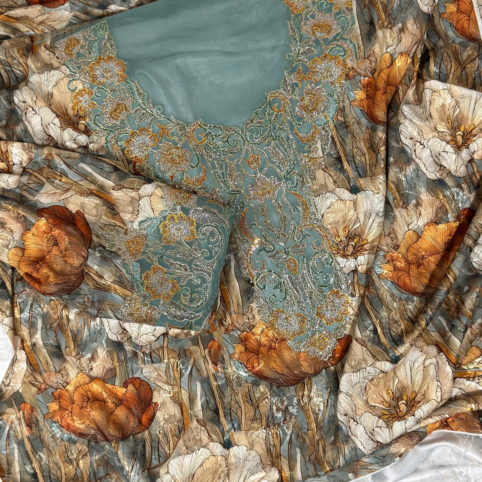 Jacquard Silk Jalabiya